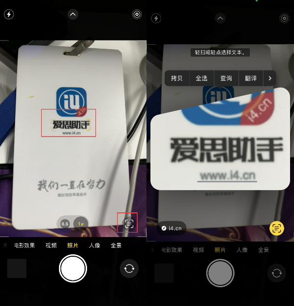 溧水苹果手机维修分享升级iOS 16后如何通过相机翻译文本 