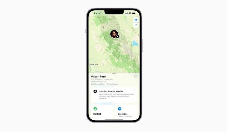 溧水苹果14维修分享iPhone14系列中 FindMy功能通过卫星分享位置方法教程 