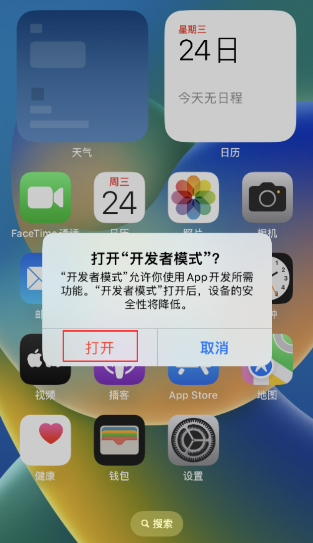 溧水苹果手机维修分享如何打开开发者模式 