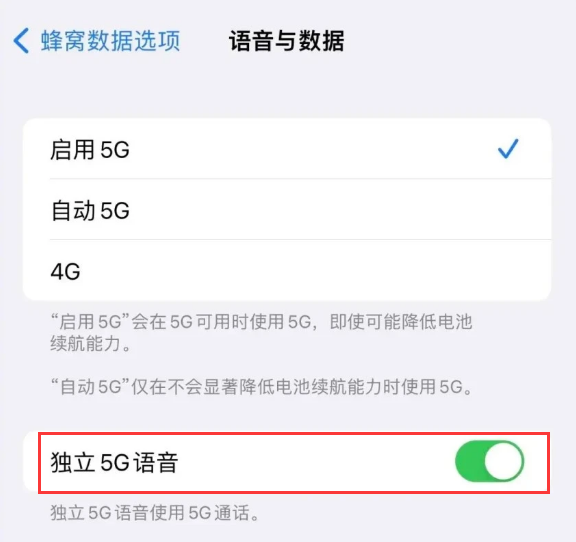溧水苹果14维修分享iPhone 14 Pro如何开启VoNR 