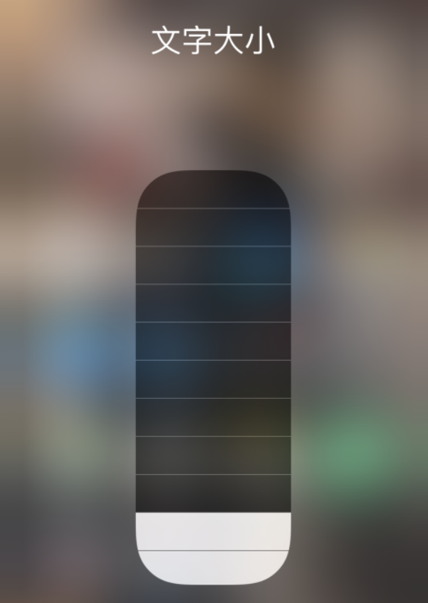 溧水苹果手机维修分享小技巧：在 iPhone 控制中心快速调节字体大小 