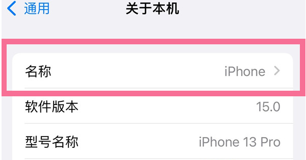 溧水苹果13维修分享iPhone 13热点名字设置教程 
