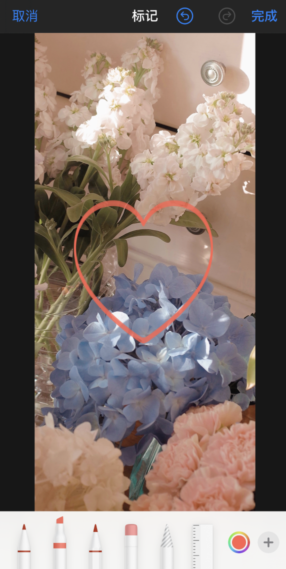 溧水苹果手机维修分享iPhone 12 如何在照片上涂鸦 