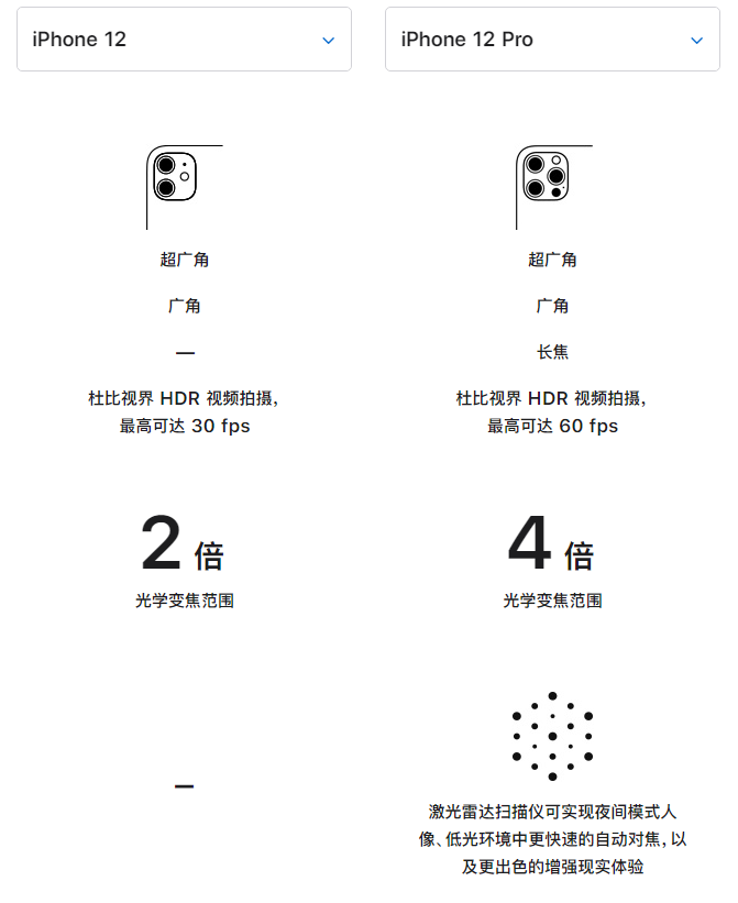 溧水苹果手机维修分享苹果 iPhone 12 与 iPhone 12 Pro 选哪款 